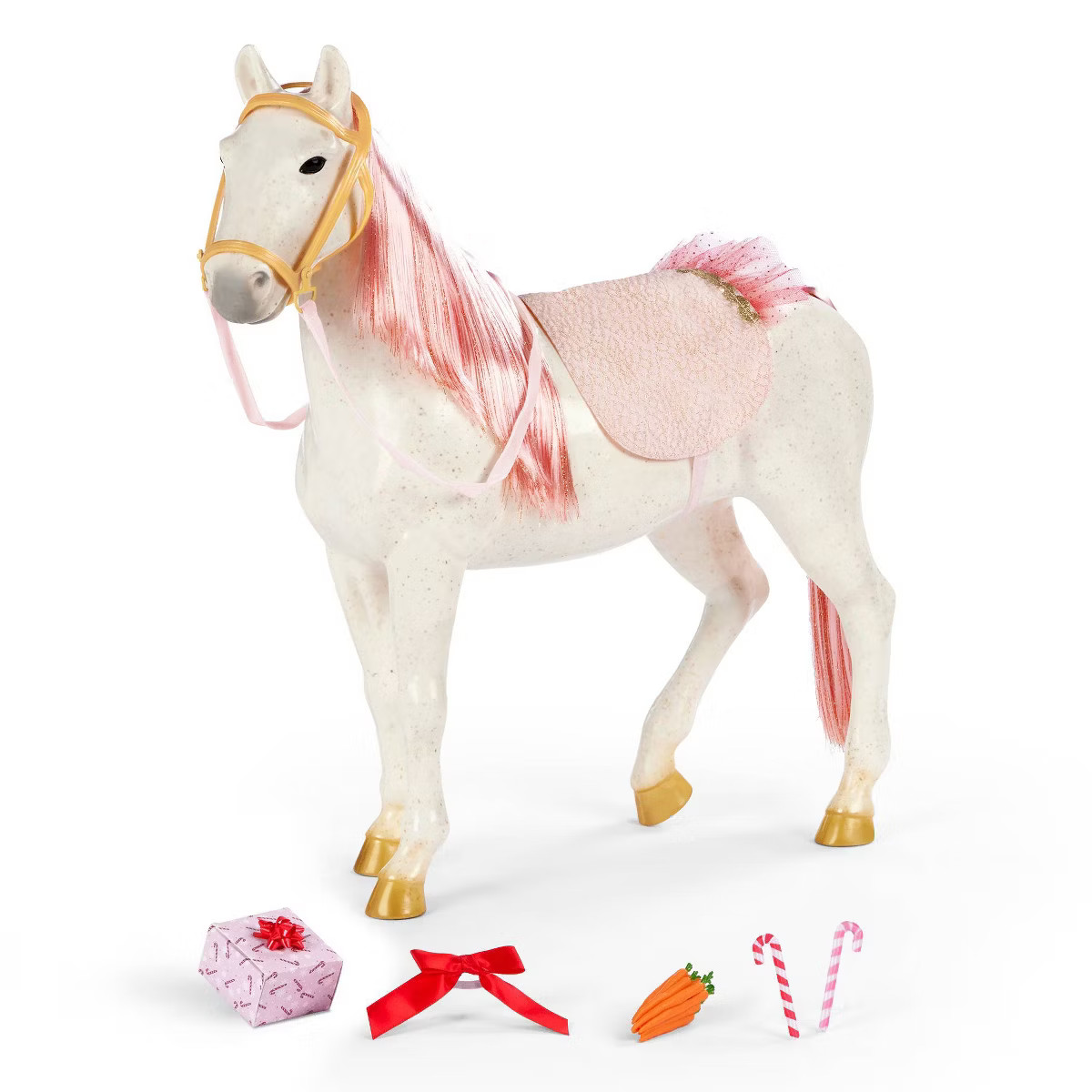 Our Generation Glisten Limited-Edition Holiday Horse & Accessories Set for 18" Dolls | Target