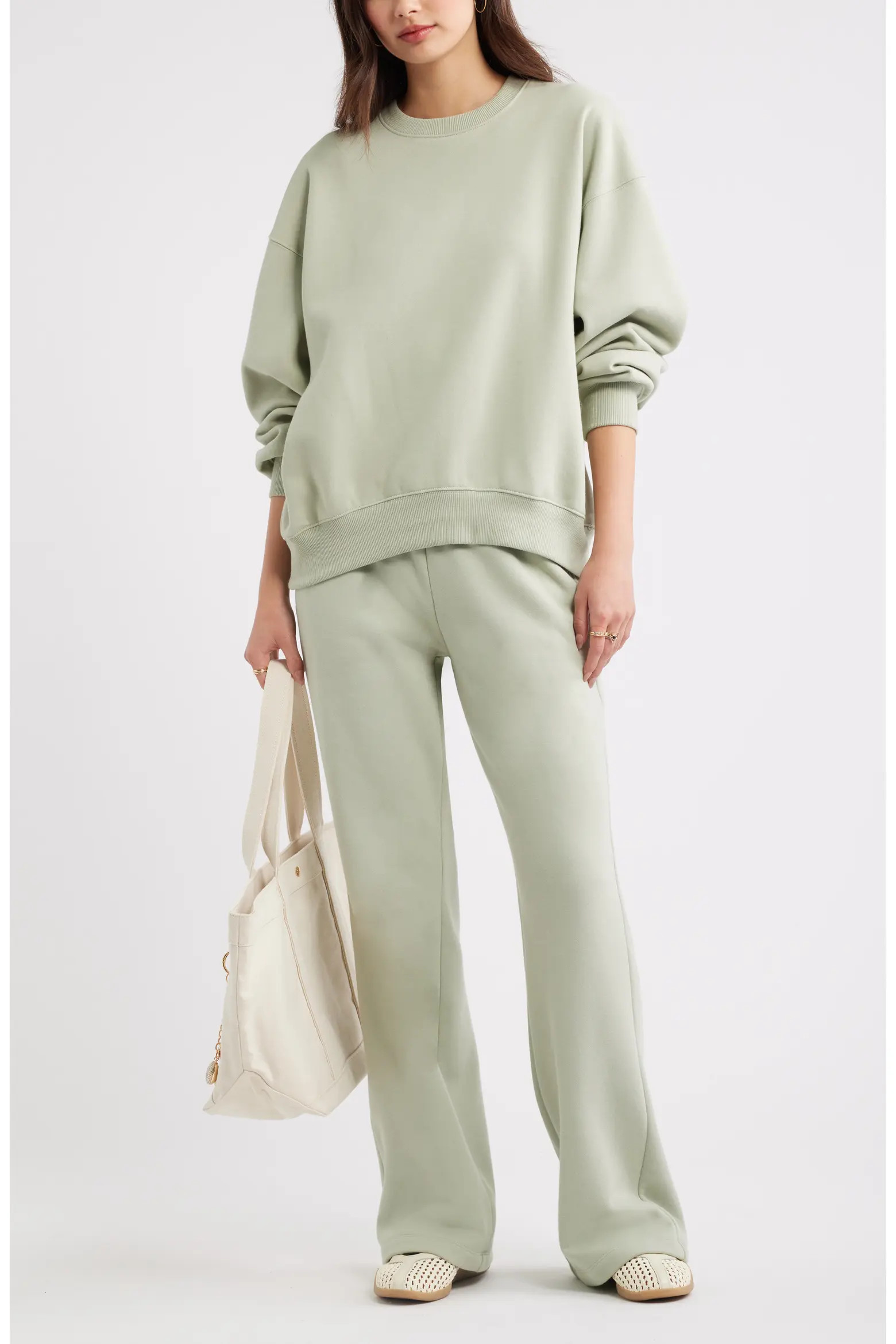 Baggy Flare Leg Sweatpants (Women) | Nordstrom | Nordstrom