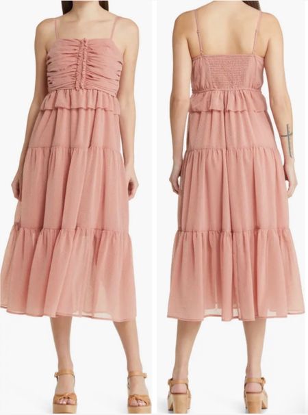 Pink dress
Dress
Wedding guest dress 
#ltkwedding 