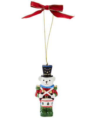 Christmas Tree Teddy Bear Nutcracker Ornament | Macy's