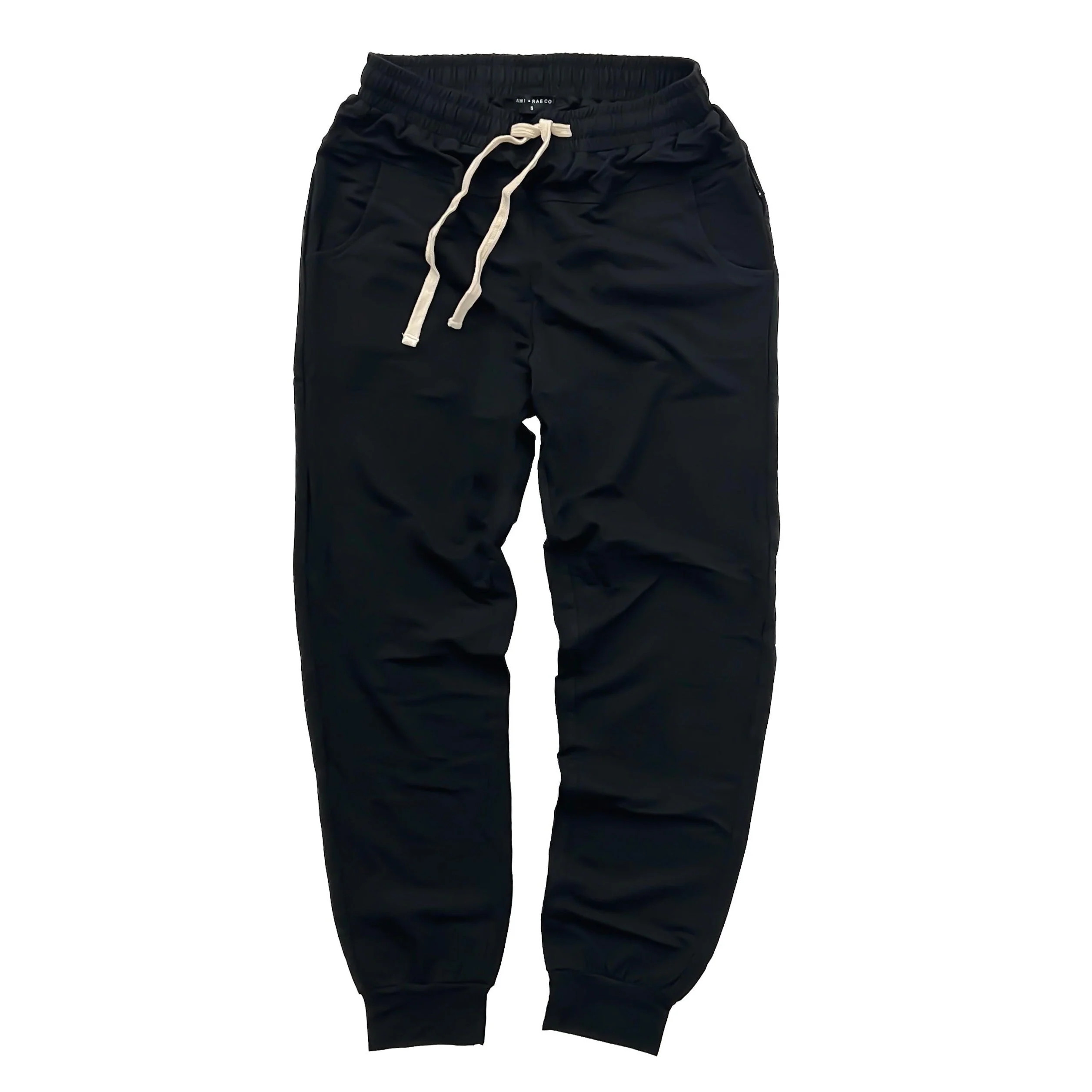 ADULT - BAMBOO JOGGERS - BLACK | REMI + RAE CO.