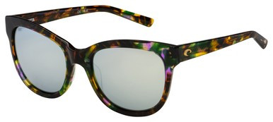 Costa Del Mar Bimini Sunglasses 6S2004-0554 Shiny Abalone | Gray Silver Mirror Polarized 580G Len... | Sunglass Outlet
