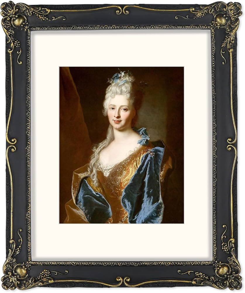 iAmoy 11x14 Picture Frame with Mat for 8x10 Photo Baroque Picture Frames Vintage Picture Frames f... | Amazon (US)
