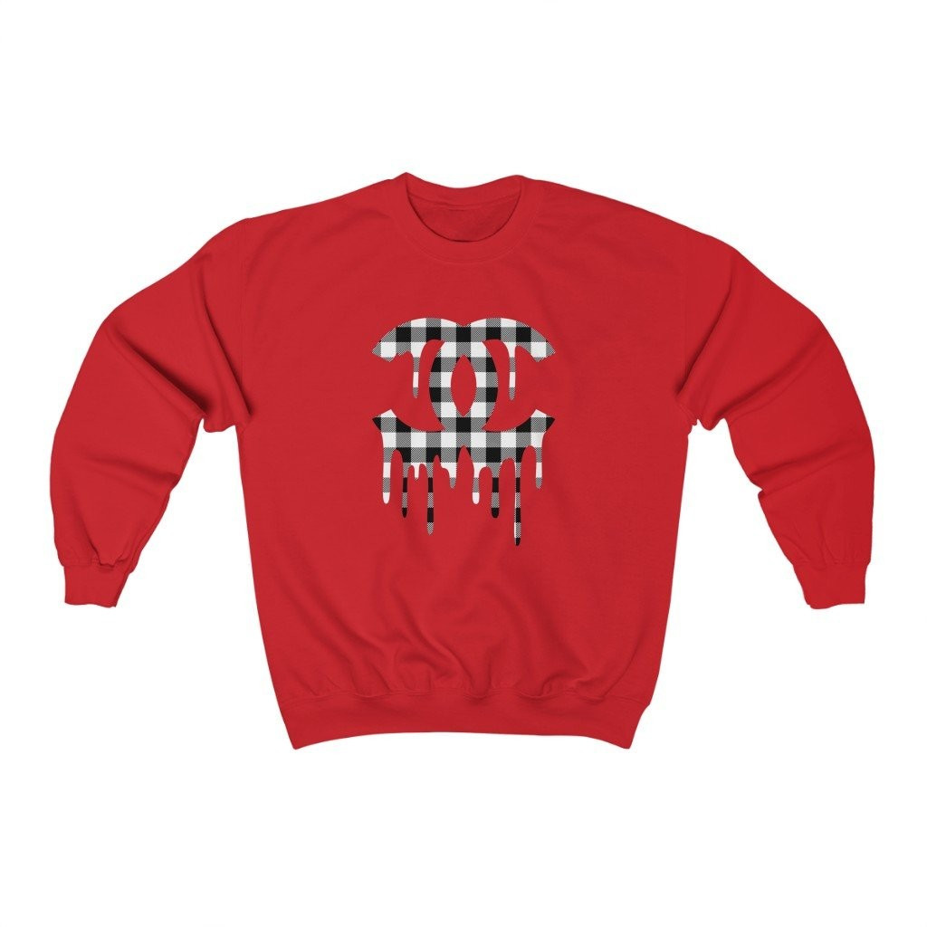 Buffalo Check Double C Unisex Sweatshirt | Always Stylish Mama