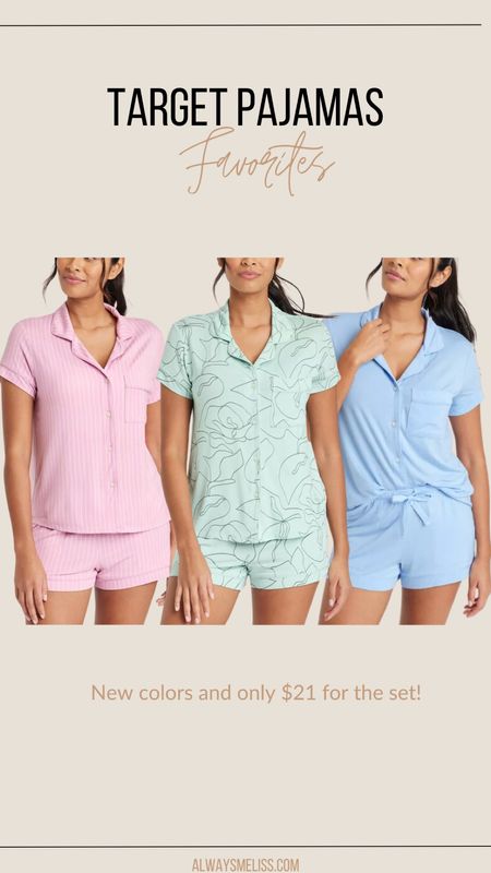 Love these affordable PJs from Target! These colors are perfect for this season. Would be cute to pack if you have an upcoming trip too. 

Lounge wear 
Pajamas 
Target

#LTKfindsunder50 #LTKxTarget #LTKfindsunder100