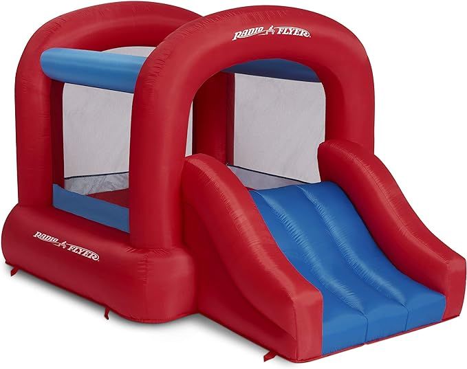 Radio Flyer Backyard Bouncer JR, Bounce House, Inflatable Jumper with Air Blower | Ages 2-8 Years... | Amazon (US)