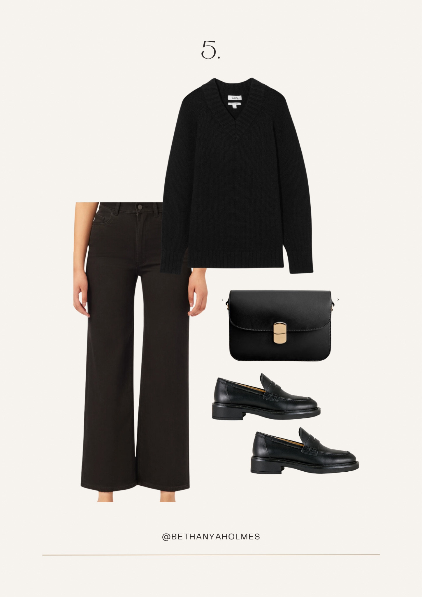 Fall outfit idea from my capsule collection 