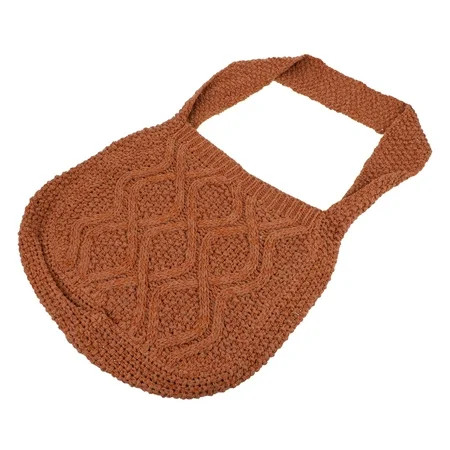 OUNONA Woven Crochet Bag Fashionable Shoulder Bag Cross Body Bag Travel All-match Handbag | Walmart (US)