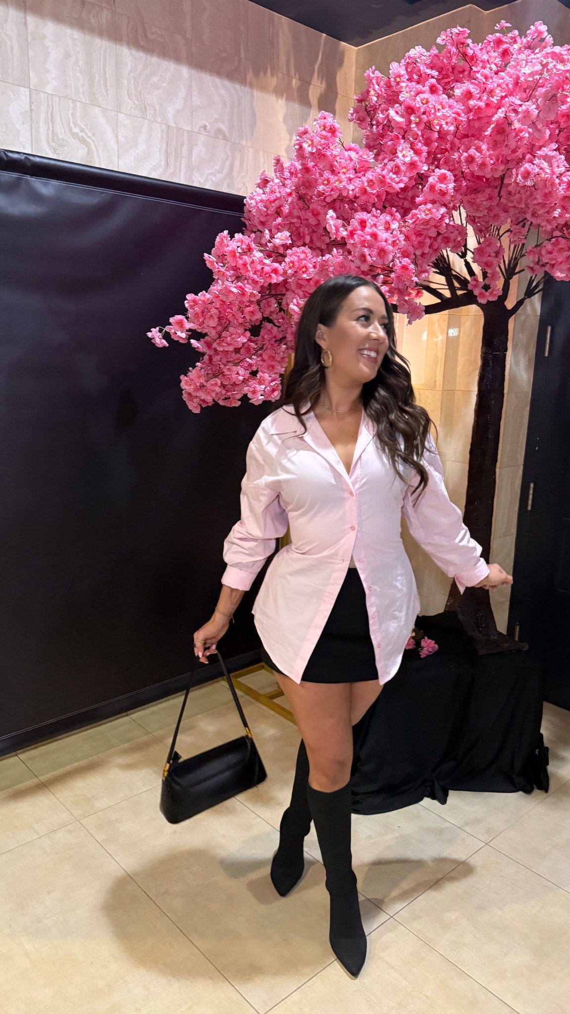 Perfect cinched poplin shirt 