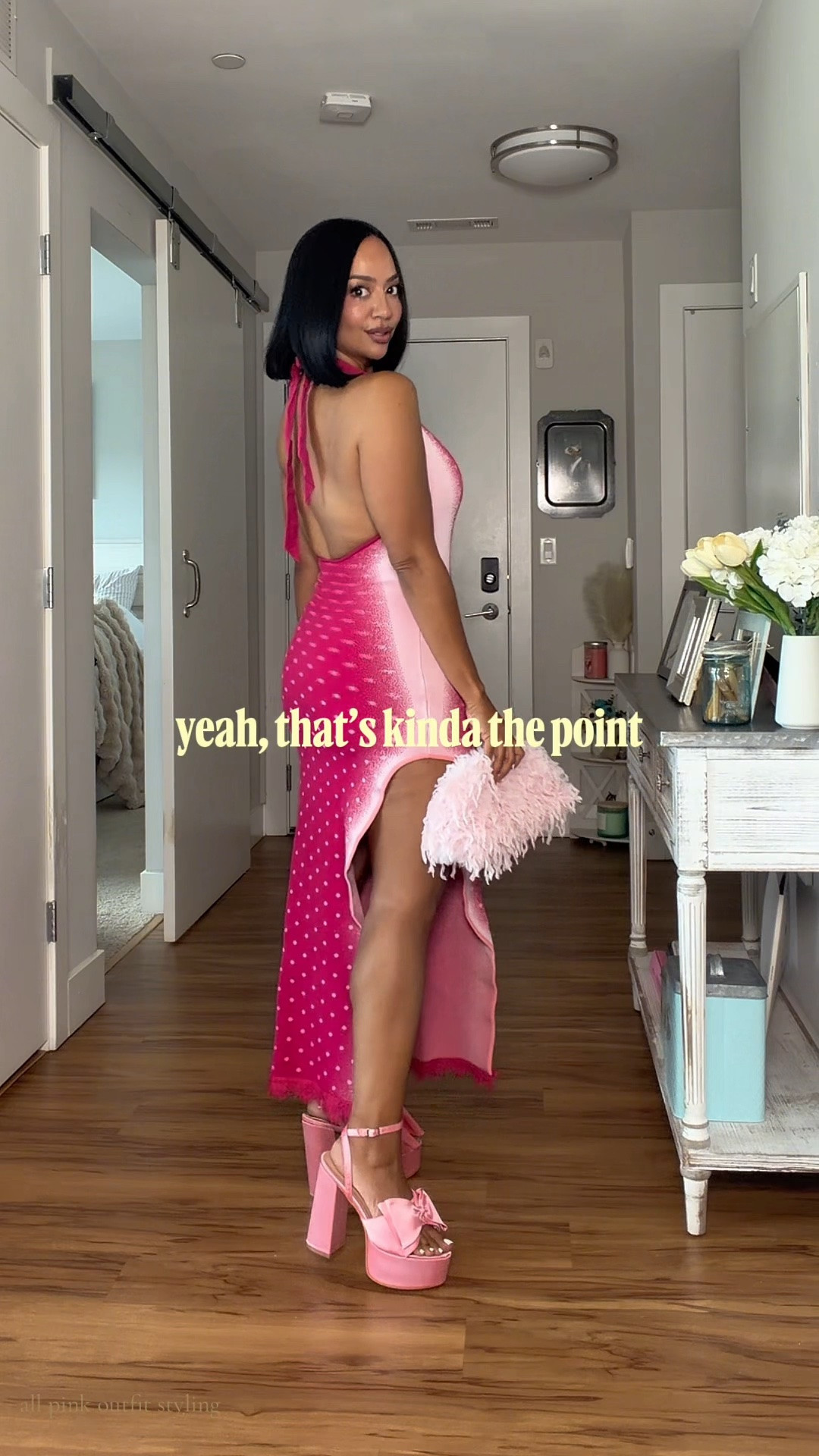 All pink outfit styling for my fellow fun and fabulous women over 40 who refuse to let age define our style choices 🎀🌸👛  

WHERE TO WEAR IT: date night, birthday, Valentine’s Day party, vacation 
STRETCH: Slight
TRUE TO SIZE: Yes
OVERALL FIT: Bodycon
PETITE FRIENDLY: Yes

Sizing ⬇️
5’3 
Bust: 32DD
Waist: 27”
Hips: 42”
Wearing Size M

Make sure you download the ✨FREE✨ LTK app and follow me @heyrissyrozay for all my style and beauty finds 🫶🏽

fashion over 40
petite curvy outfits 
chic style over 40

#LTKootd #LTKOver40 #LTKPetite