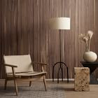 Square Petrified Wood Side Table | West Elm (US)