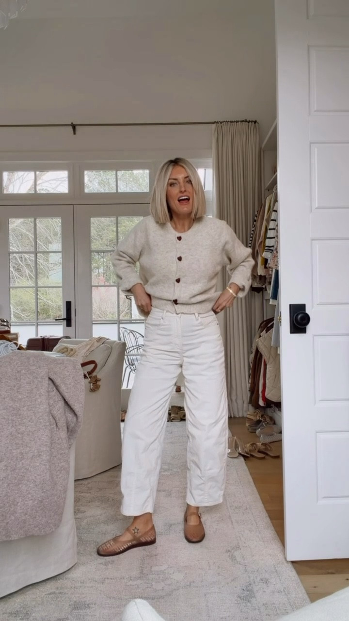 Loving this neutral look for an appointment today 💕 these pants have been on repeat for me! Wearing S/4.

Loverly Grey, spring fashion, spring outfit ideas, Amazon find, Amazon fashion, neutral cardigan, neutral sweater, white barrel jeans, Target find, Target fashion 

#LTKootd #LTKSeasonal