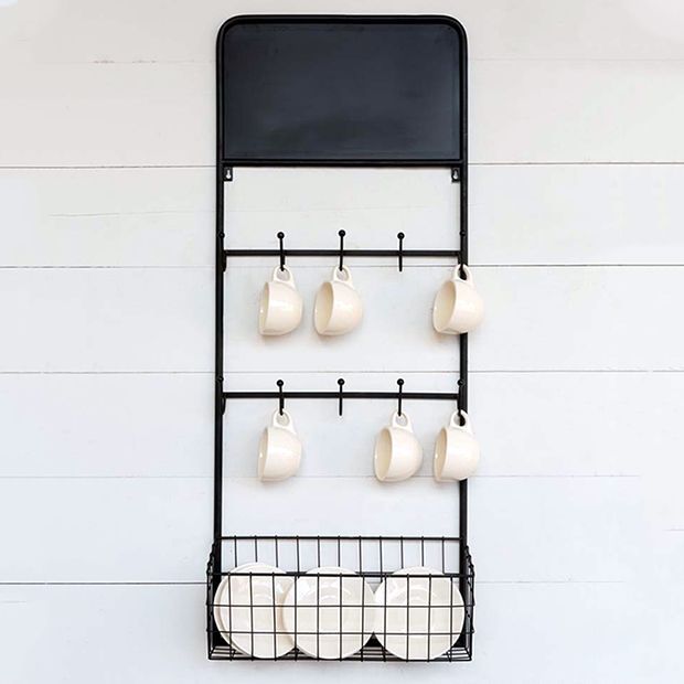 French Bottle Wall Mounted Drying Rack | Antique Farm House