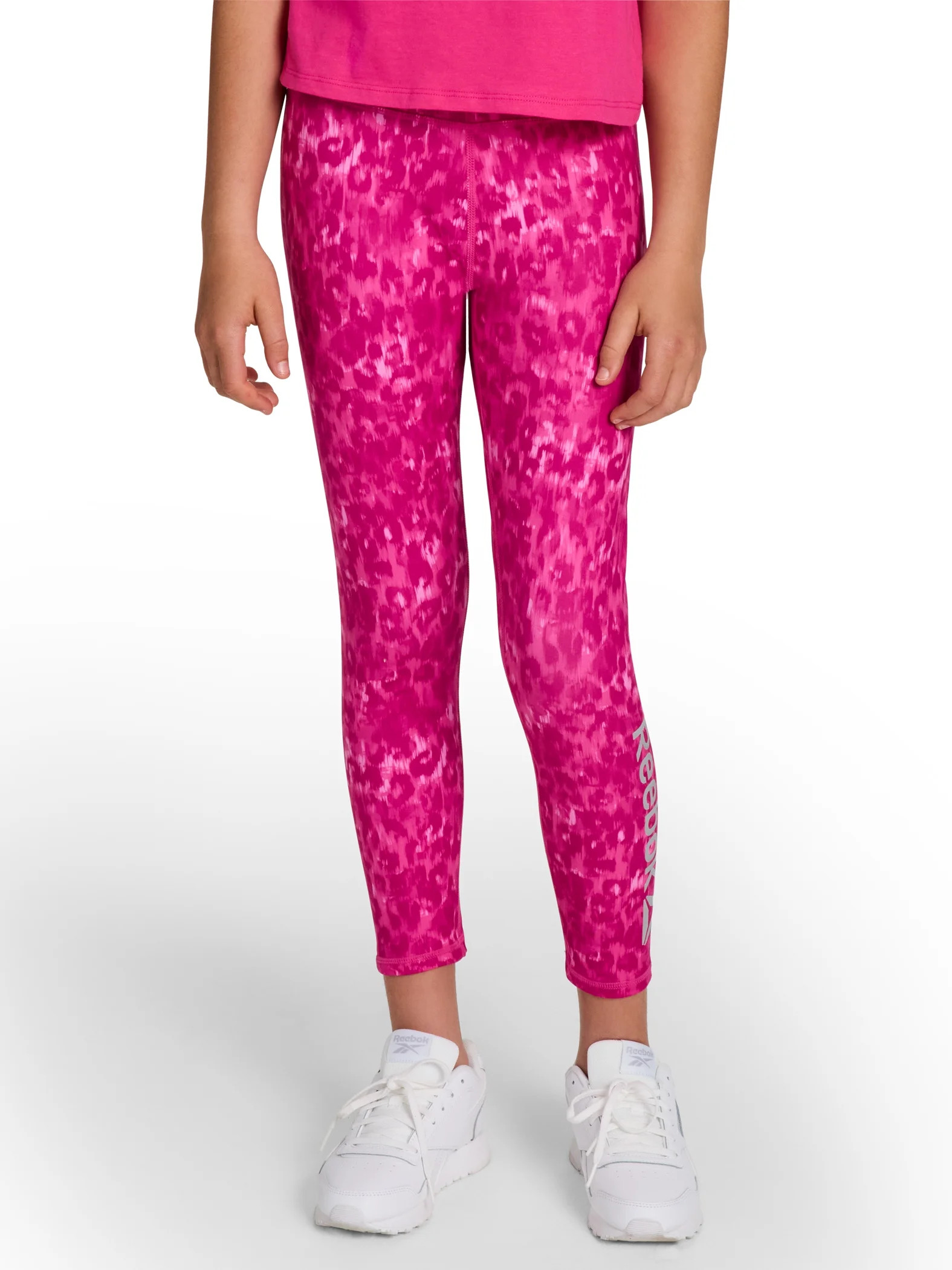 Reebok Girl's Athletic Core 7/8 Legging, Sizes 4-18 - Walmart.com | Walmart (US)