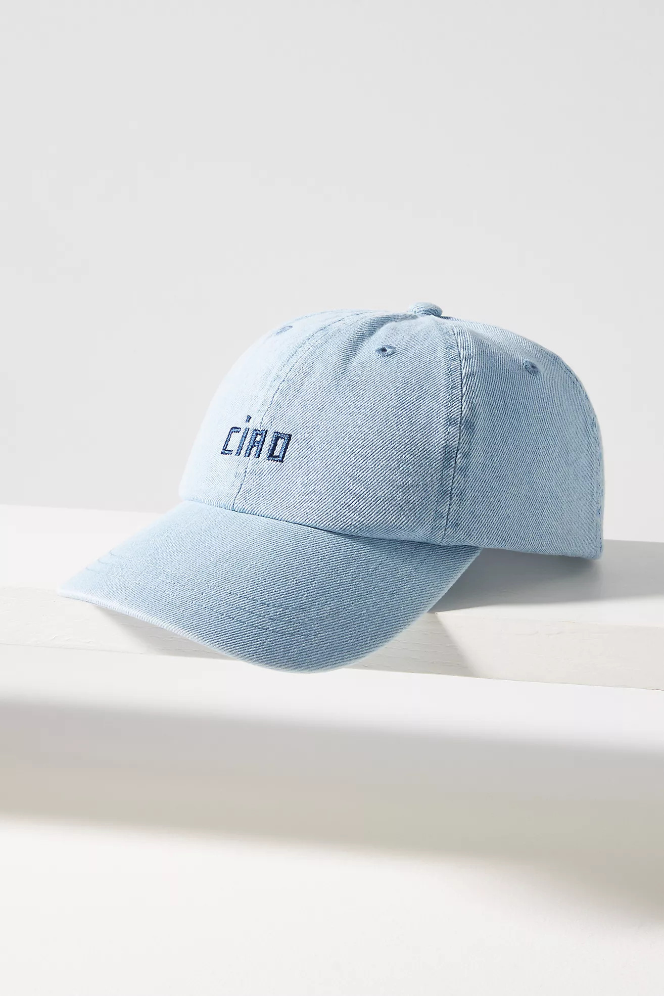 Clare V. Ciao Denim Baseball Cap | Anthropologie (US)