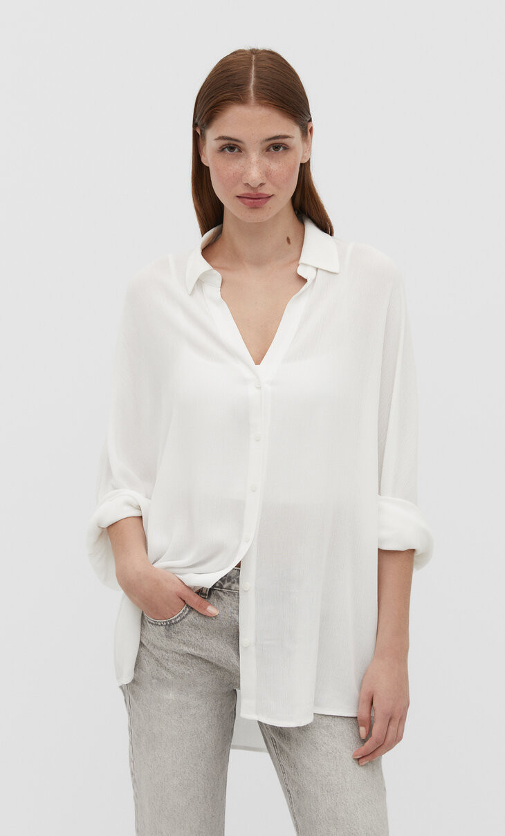 Chiffon blouse | Stradivarius (NL)