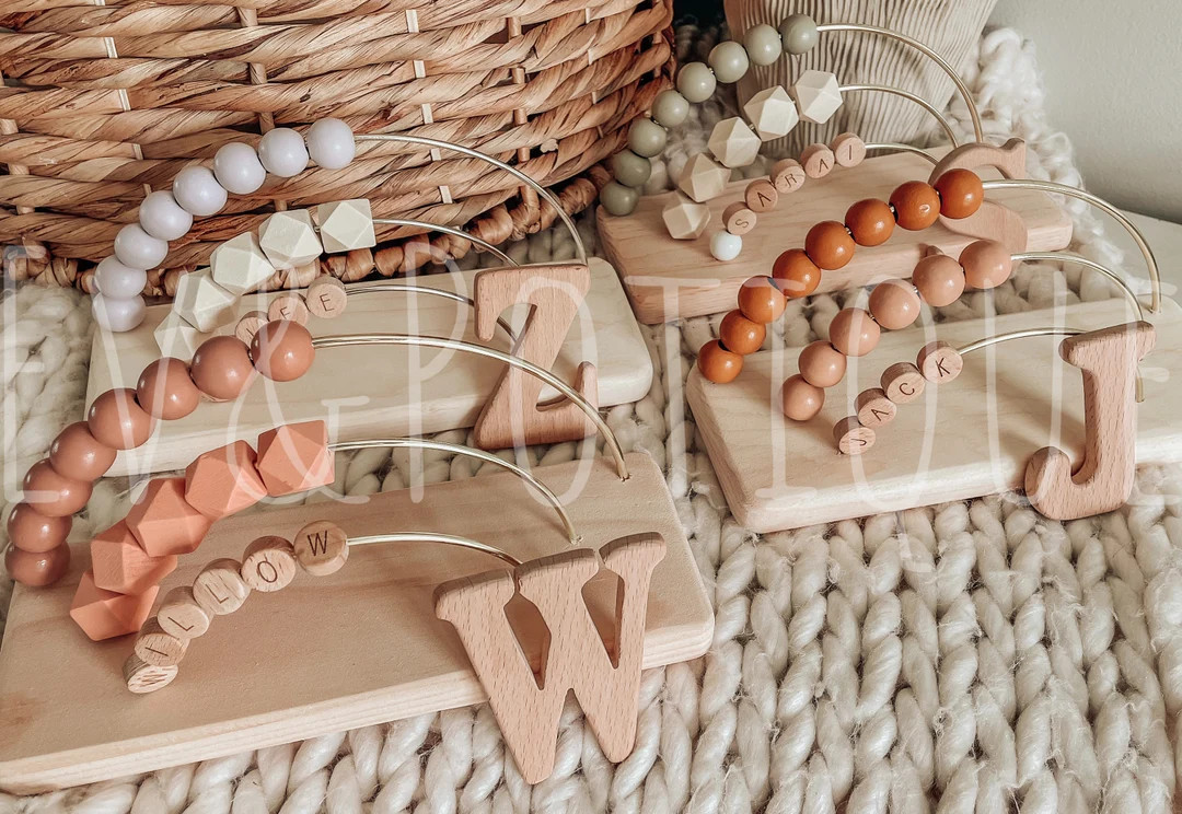 PERSONALIZED Rainbow Abacus Nursery Decor Bohemian Abacus - Etsy | Etsy (US)