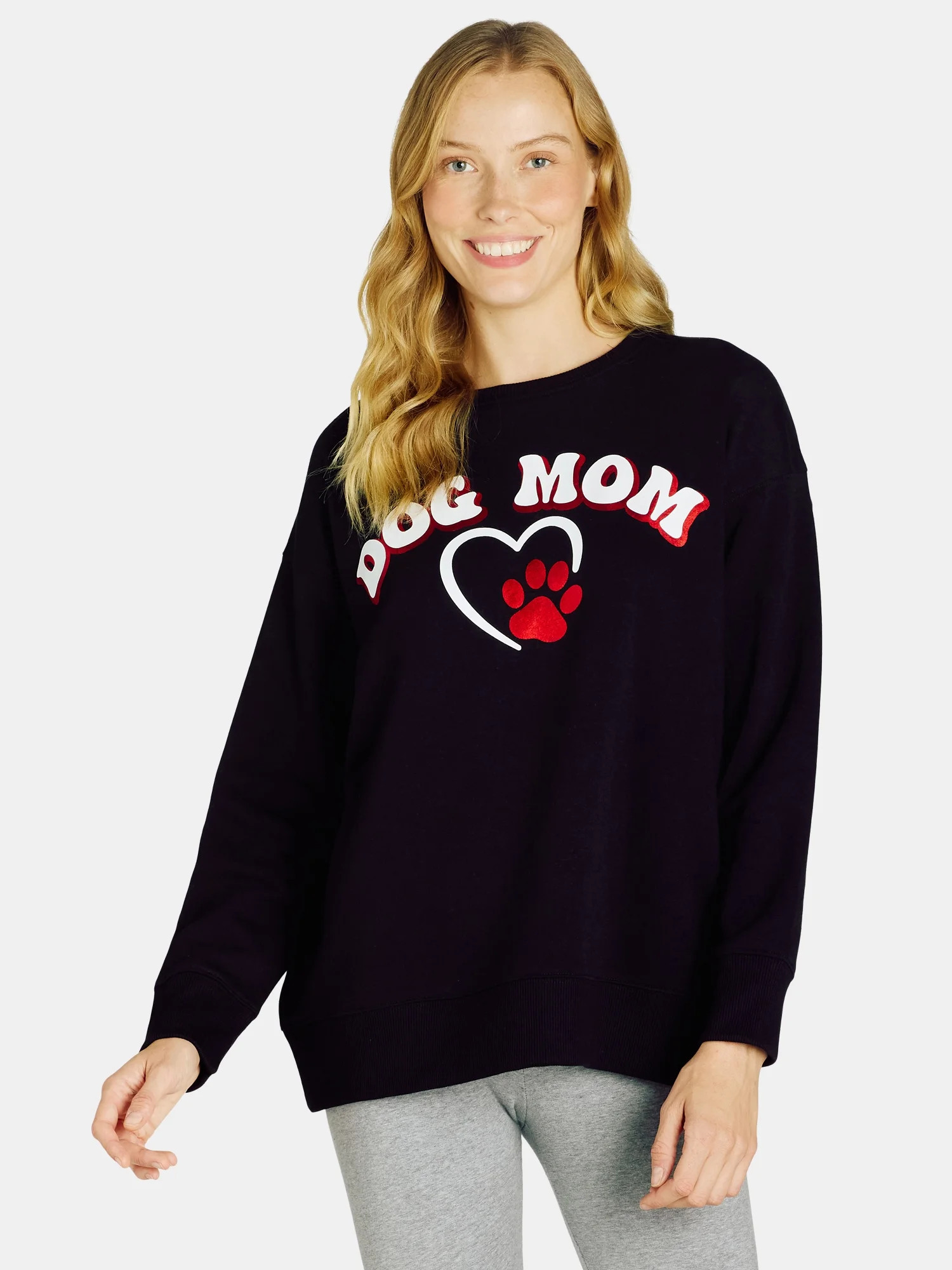 Valentine’s Day Women's Graphic Sweatshirt from Way to Celebrate, Sizes S-XXXL - Walmart.com | Walmart (US)