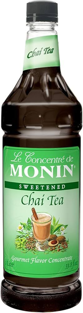 Monin Chai Tea Concentrate, 33.8-Ounce Plastic Bottle (1 liter) | Amazon (US)