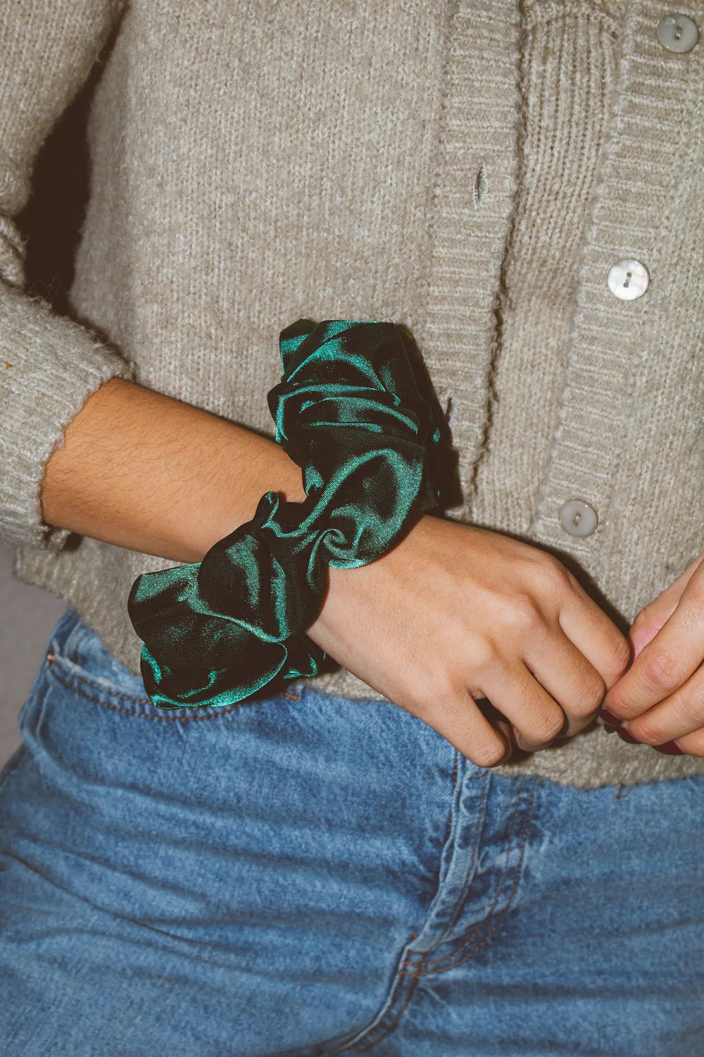 Satin Celebration Jumbo Scrunchies | Shop Andi