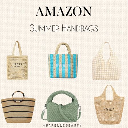 Amazon Summer handbag finds. 

#LTKFindsUnder100 #LTKItBag #LTKSeasonal