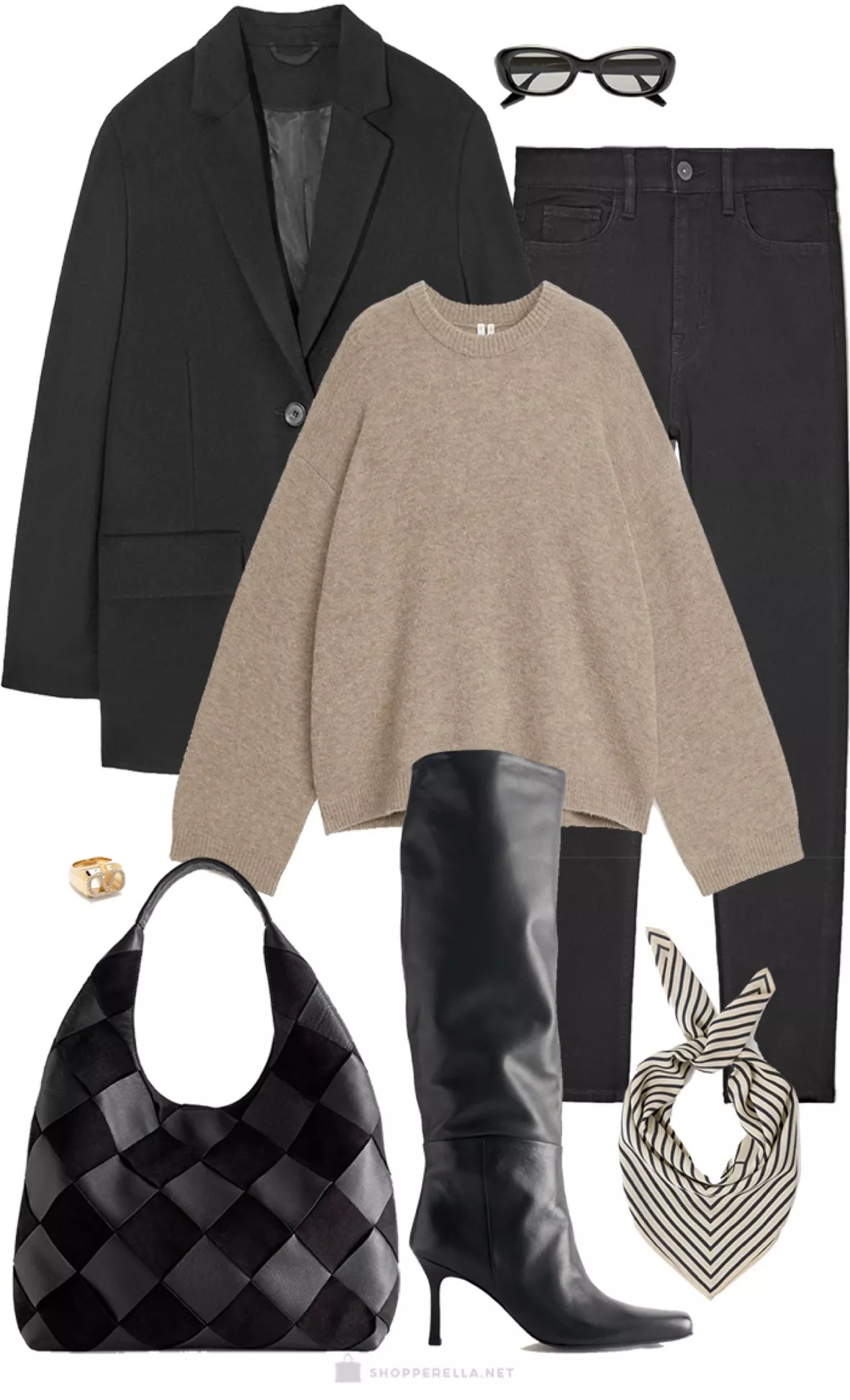 Beige Blazer Outfit Inspiration - Shopperella