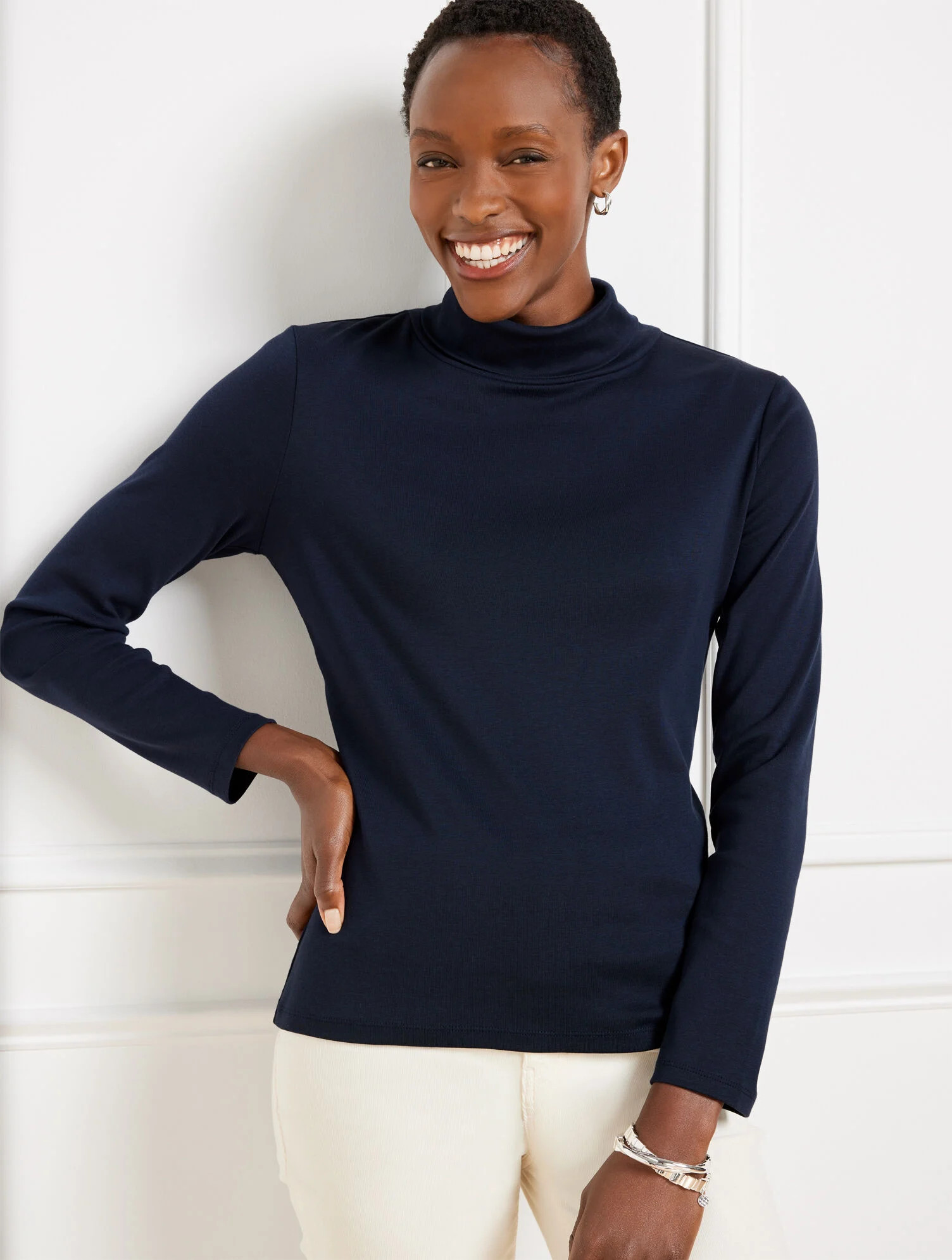 Cotton Turtleneck | Talbots