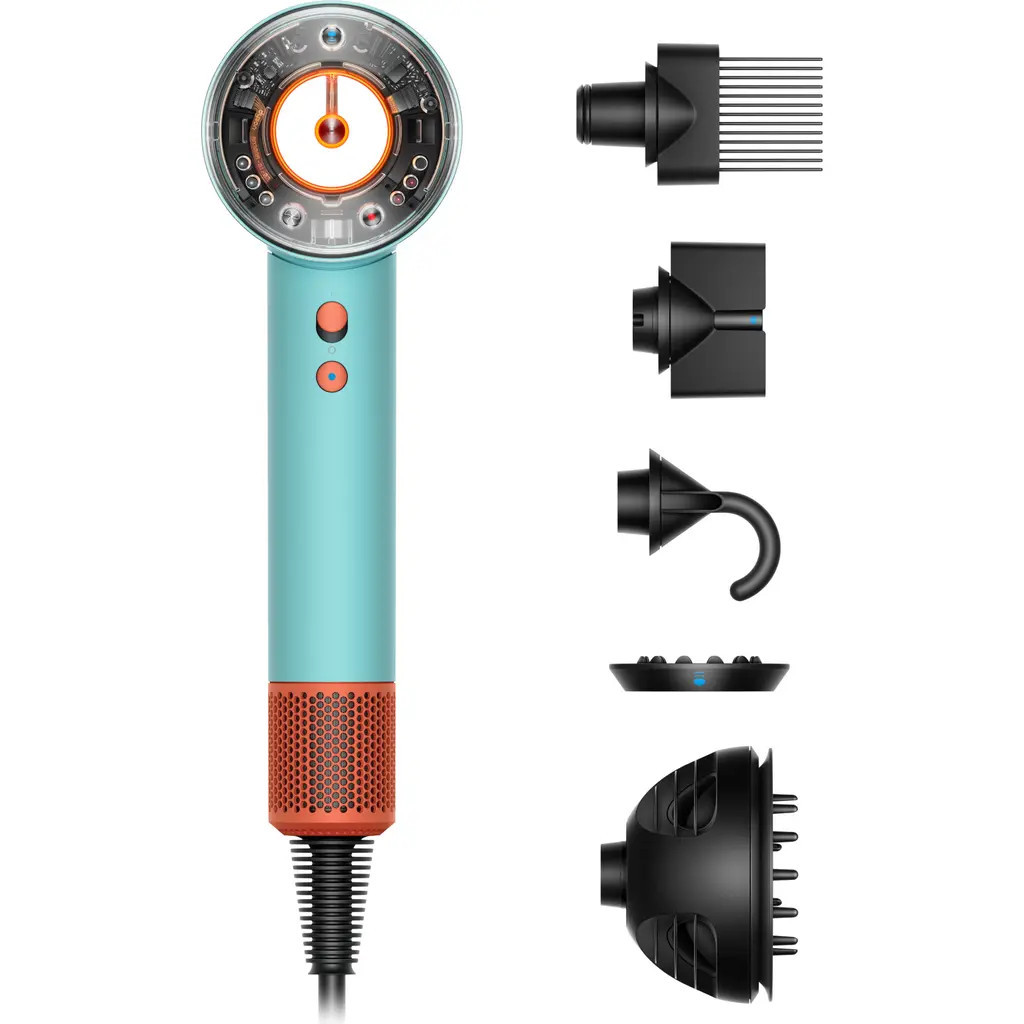 Dyson Supersonic Nural™ Hair Dryer in Ceramic Patina/Topaz at Nordstrom | Nordstrom