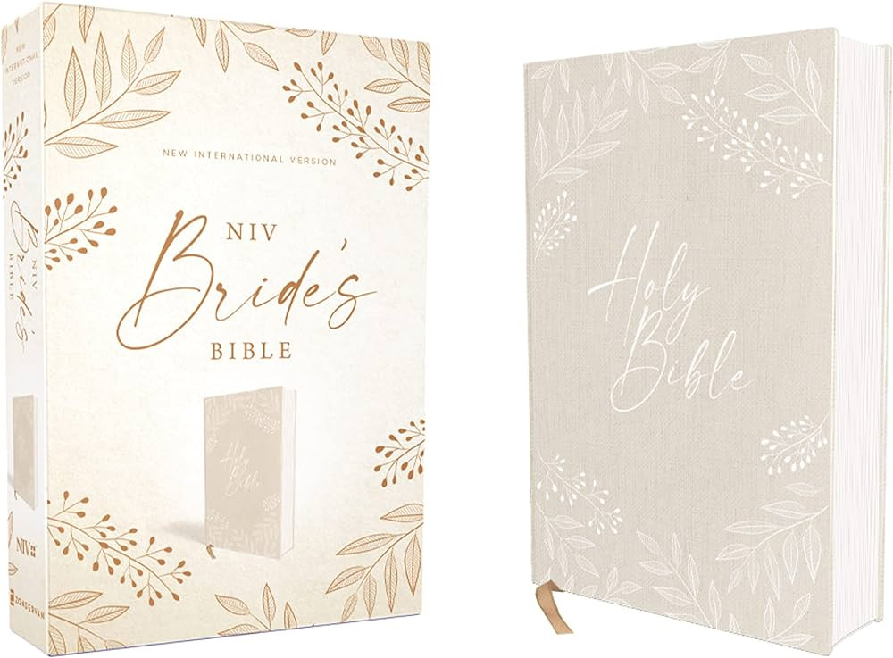 NIV, Bride's Bible, Cloth over Board, Cream, Red Letter, Comfort Print | Amazon (US)
