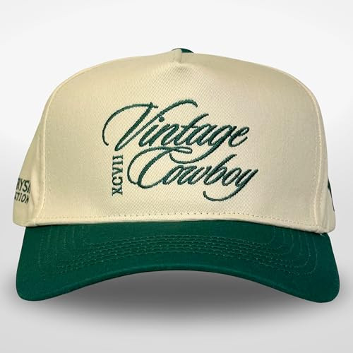 Vintage Trucker Hat | Country Cowboy Cute Preppy Retro Western Trucker Hats | Men Women Trendy Snapback | Tan Red Green Black | Amazon (US)