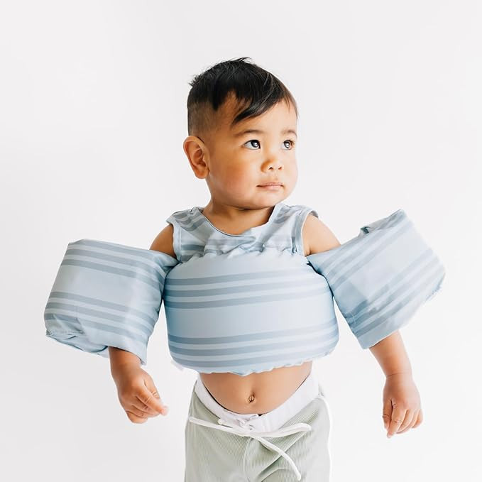 Toddler Swim Vest - Toddler Floaties Jacket & Water Wings for Boys & Girls - Durable & Adjustable... | Amazon (US)