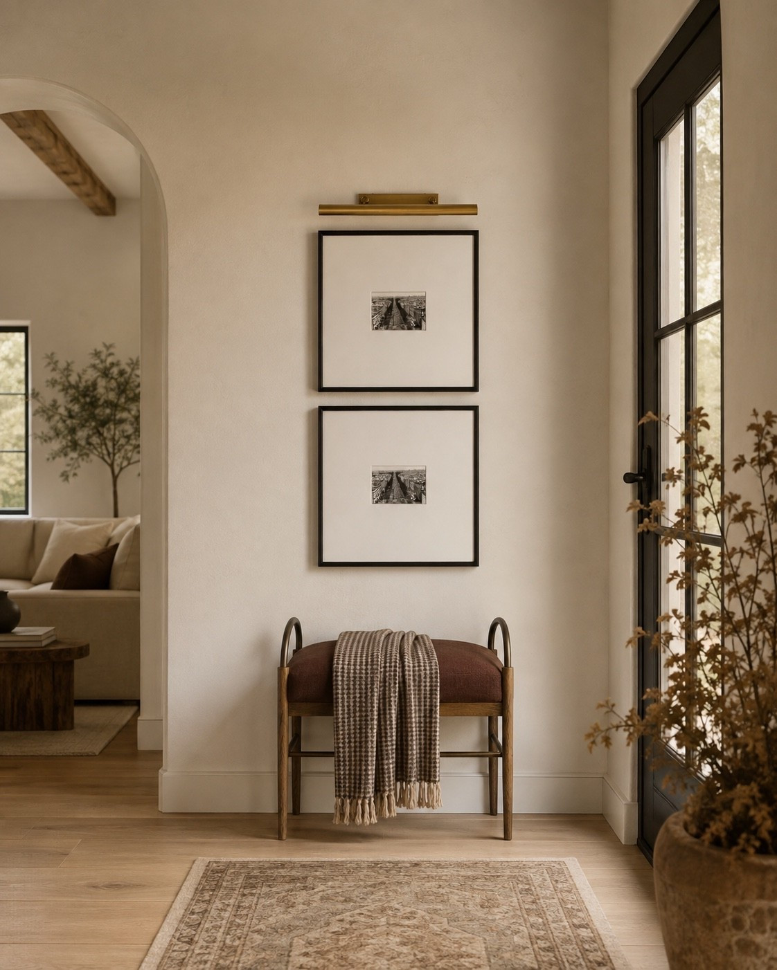 I love this simple yet beautiful entryway styling! You could easily replicate this for the end of a hallway too. All Wayfair!

#LTKHome