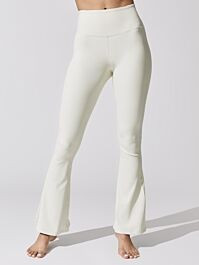 Ribbed Flare Legging | Carbon38