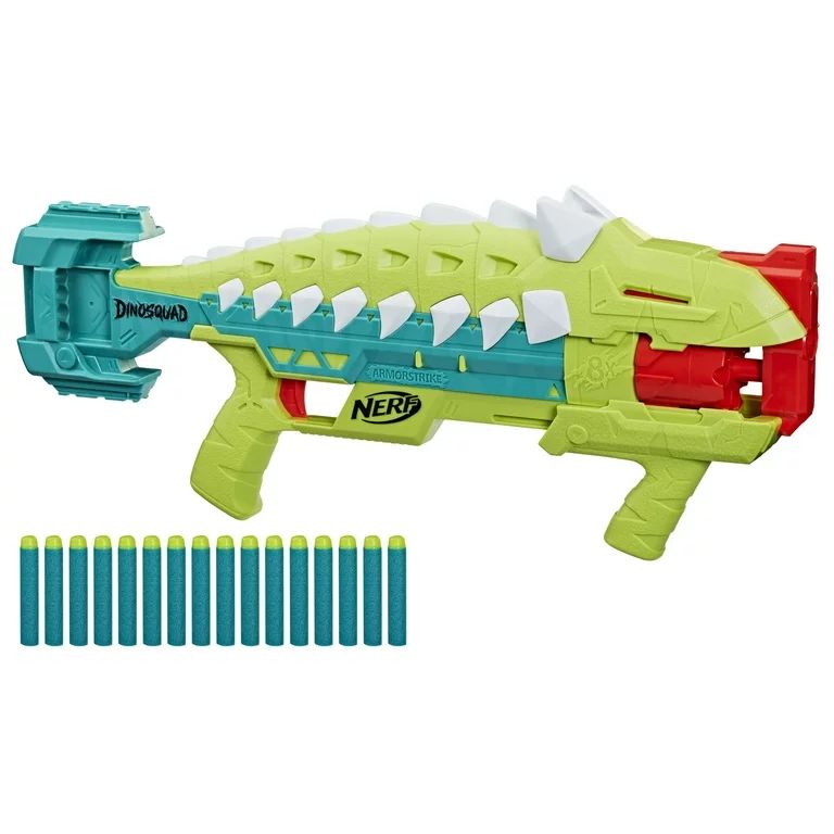 Nerf DinoSquad Armorstrike Dart Blaster, 16 Nerf Elite Darts, Outdoor Toys for 8 and Up - Walmart... | Walmart (US)