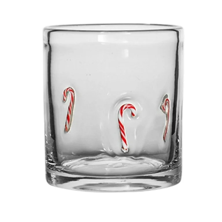 YaoZQ 1-Pack, 14oz Christmas Drinking Glasses. A Hand Painted Holiday & Rocks Glass. A Tumbler Fo... | Walmart (US)