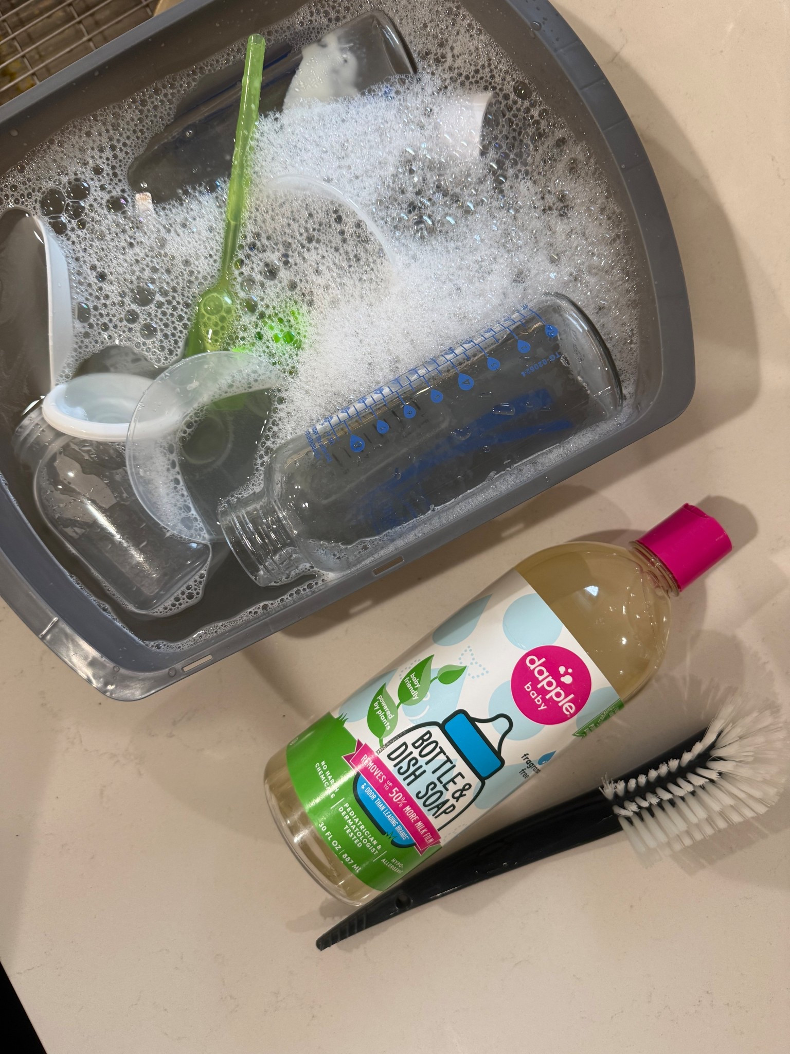 Make sure you keep a separate cleaning basin for pump parts and bottles!

#LTKmomlife #LTKBaby