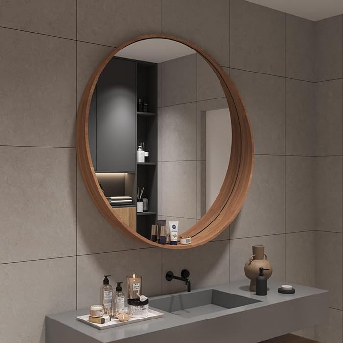 Wall Mounted Makeup Mirror with Lights, Led Bathroom Mirror with Storage,3-Color Light, Anti-Fog ... | Amazon (US)
