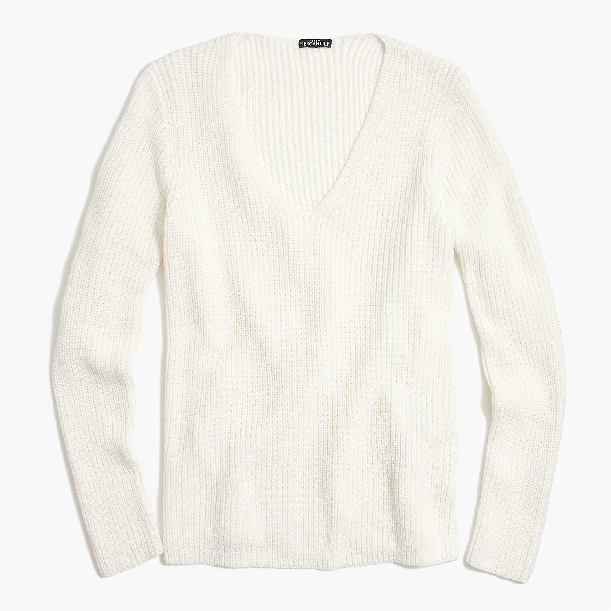 Heather V-neck pullover sweater | J.Crew Factory