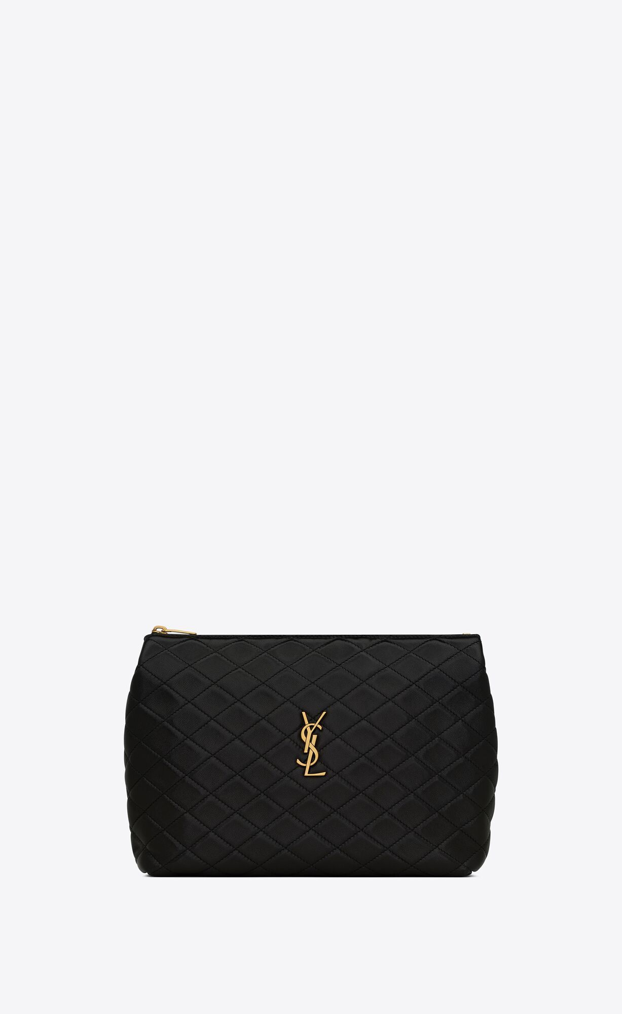 gaby cosmetic pouch in quilted leather | Saint Laurent Inc. (Global)