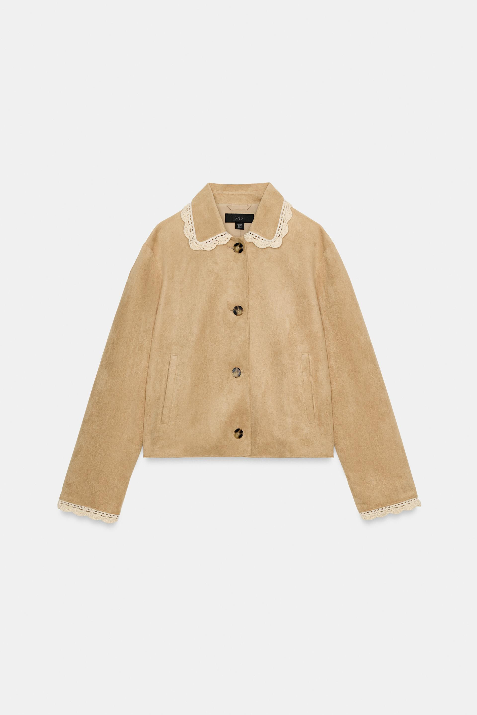 FAUX SUEDE JACKET | Zara US