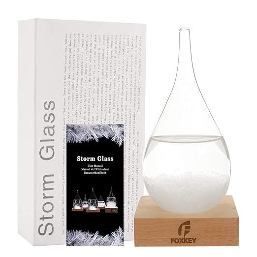 Storm Glass Weather Predictor - Creative Crystal Glass Bottle Desktop Drops Craft Weather Forecas... | Amazon (US)