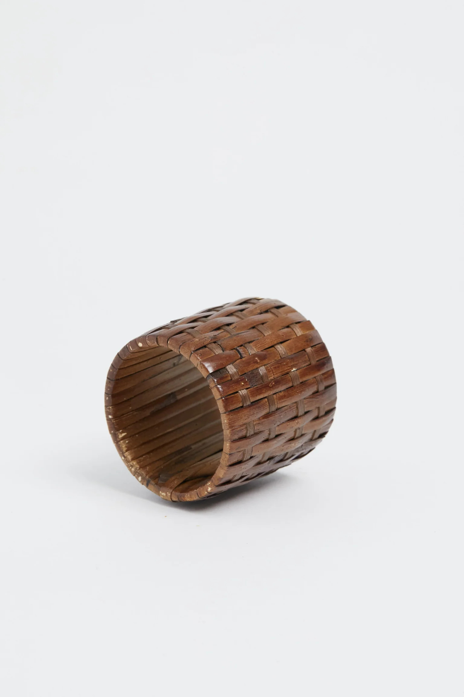Dark Brown Rattan Woven Napkin Rings (Set of 4) | Tuckernuck (US)