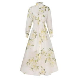 Harmony Draped Shirt Dress | ZIMMERMANN (UK)