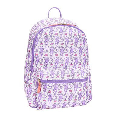 Roller Rabbit Lavender Monkey Duffle Bag | Pottery Barn Teen