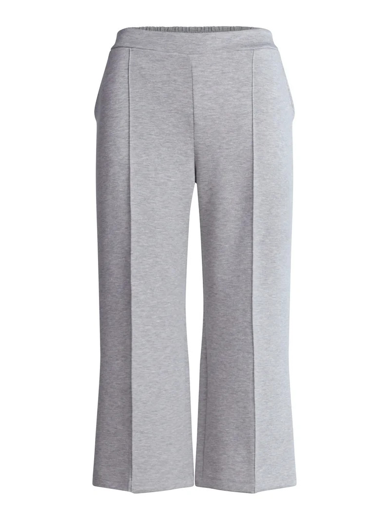 Scoop Women's and Women's Plus New Scubaknit Cropped Pants, Sizes XS-4X | Walmart (US)