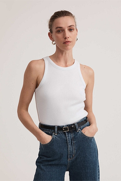 Racer Rib Tank | Witchery (AU)