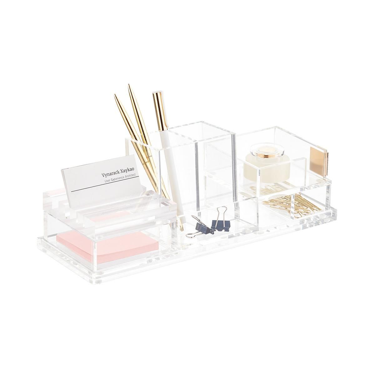 russell—hazel Acrylic Tray Clear | The Container Store