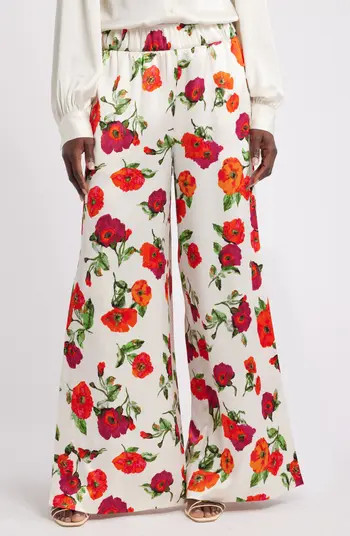 Nordstrom x Harlem's Fashion Row Harbison Floral Wide Leg Pants | Nordstrom | Nordstrom