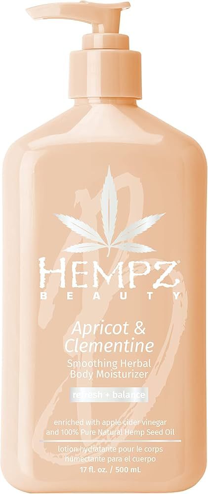 Hempz Beauty Apricot & Clementine Moisturizer, 17 Fl Oz | Amazon (US)