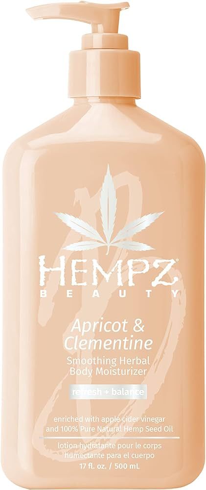 Hempz Beauty Apricot & Clementine Moisturizer, 17 Fl Oz | Amazon (US)